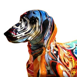 Listing 9 of 11 for Decorative Resin Statues Buddha, Bulldog & Sausage Dog