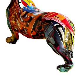 Listing 10 of 11 for Decorative Resin Statues Buddha, Bulldog & Sausage Dog