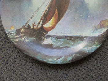 Listing 4 of 6 for English Gift Ware plate - Falcon Ware