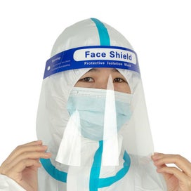 Listing 2 of 3 for Safety Transparent Breathable Protective Full Face Shield - Pack of 8