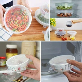 Listing 5 of 9 for Silicone Stretch Lids - Set of 6 Different Sizes