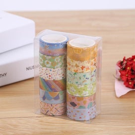 Listing 3 of 5 for Washi Tape 12 Rolls Decorative Washi Tape Set With Cute Gold Foil Flower Desig