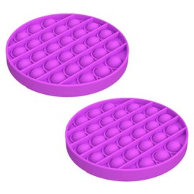 Listing 5 of 20 for Kids Pop It Push Pop Bubble Silent Sensory Fidget Stress Relief Toy - 10 Pack