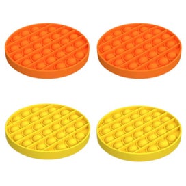 Listing 7 of 20 for Kids Pop It Push Pop Bubble Silent Sensory Fidget Stress Relief Toy - 10 Pack