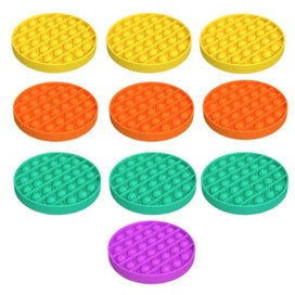 Listing 13 of 20 for Kids Pop It Push Pop Bubble Silent Sensory Fidget Stress Relief Toy - 10 Pack