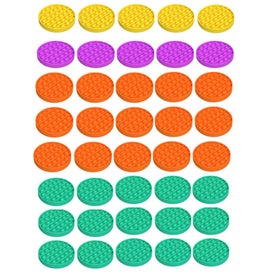 Listing 15 of 20 for Kids Pop It Push Pop Bubble Silent Sensory Fidget Stress Relief Toy - 10 Pack