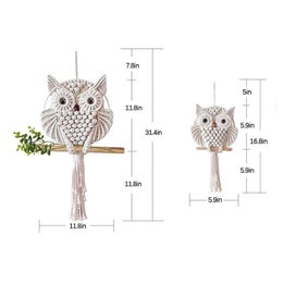 Listing 2 of 6 for The Owl Tapestry Hand Woven Cotton Craft Kit For Large And Small Projects