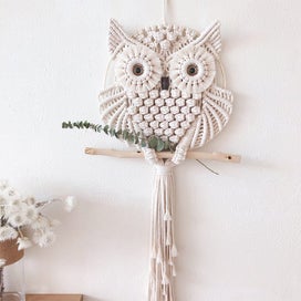 Listing 6 of 6 for The Owl Tapestry Hand Woven Cotton Craft Kit For Large And Small Projects