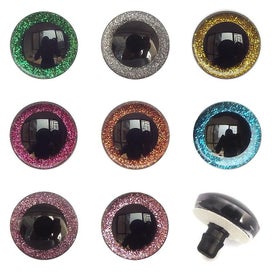 Listing 1 of 4 for 100pieces 16mm Large Safety Eyes For Big Stuffed Animal Plastic Craft Crochet Di