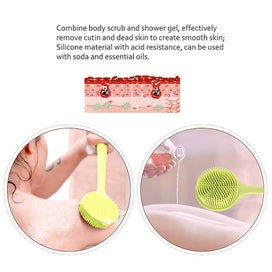 Listing 5 of 5 for Long-handle Silicone Bath Brush - Multi-purpose Scrubber For Massage And Househo