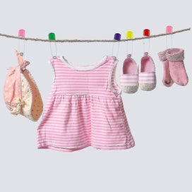 Listing 4 of 5 for 100 Pieces Diaper Pins Baby Safety Pins 2.2 Inch Plastic Head Cloth Diaper Pins