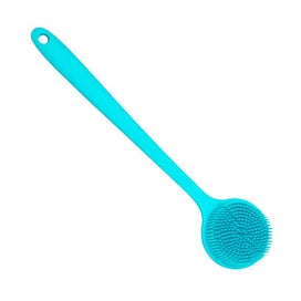 Listing 2 of 5 for Silicone Back Scrubber Body Brush & Hair Scalp Massager Brush, Long Handle Showe