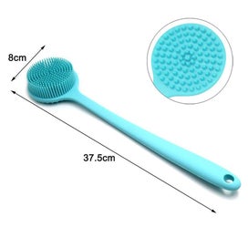 Listing 5 of 5 for Silicone Back Scrubber Body Brush & Hair Scalp Massager Brush, Long Handle Showe