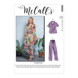 Listing 1 of 4 for McCalls Pattern 8056 #Iris - Misses' Robe Belt Tops