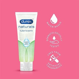 Listing 2 of 3 for Durex Pure Naturals Intimate Gel Personal Lubricant 100ml Water Based Lube