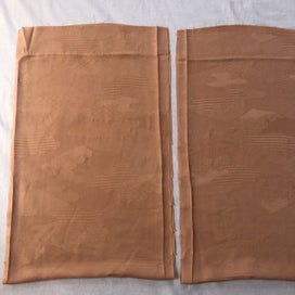 Listing 10 of 11 for Vintage Japanese Kimono Woven Silk Fabric Panels X2 Pieces