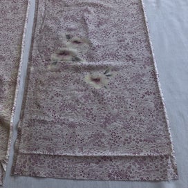 Listing 3 of 20 for Vintage Japanese Kimono Silk Panels X2 Fabric Pieces