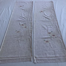 Listing 4 of 20 for Vintage Japanese Kimono Silk Panels X2 Fabric Pieces