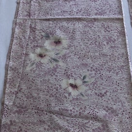 Listing 5 of 20 for Vintage Japanese Kimono Silk Panels X2 Fabric Pieces