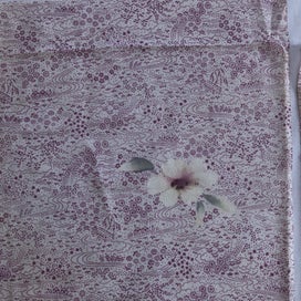 Listing 10 of 20 for Vintage Japanese Kimono Silk Panels X2 Fabric Pieces