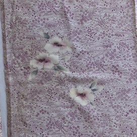 Listing 9 of 20 for Vintage Japanese Kimono Silk Panels X2 Fabric Pieces