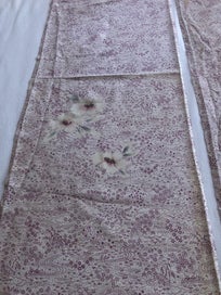 Listing 14 of 20 for Vintage Japanese Kimono Silk Panels X2 Fabric Pieces
