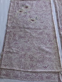 Listing 17 of 20 for Vintage Japanese Kimono Silk Panels X2 Fabric Pieces