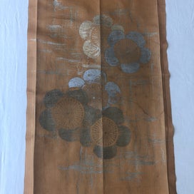 Listing 4 of 16 for Vintage Japanese Woven Silk Fabric Piece