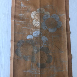 Listing 5 of 16 for Vintage Japanese Woven Silk Fabric Piece