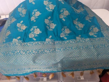 Listing 5 of 6 for Stunning Banarasi Silk Sari or Dupatta from India