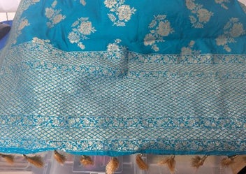 Listing 6 of 6 for Stunning Banarasi Silk Sari or Dupatta from India
