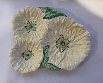 Listing 3 of 7 for Carlton Ware Yellow Poppy Divided Dish - Gorgeous