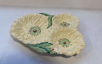 Listing 7 of 7 for Carlton Ware Yellow Poppy Divided Dish - Gorgeous