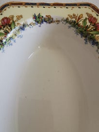 Listing 9 of 10 for Antique A. G. Richardson & Co Crown Ducal Ware Rectangular Vegetable Bowl