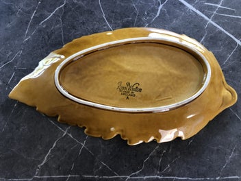 Listing 2 of 2 for Vintage Royal Winton Leaf Shaped Dish