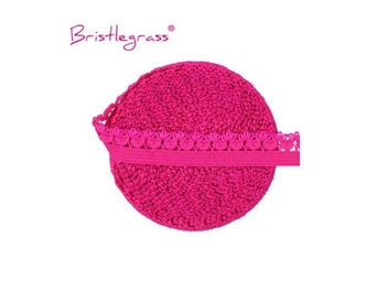 Listing 1 of 10 for BRISTLEGRASS 2 5 10 Yard 1/2" 13mm Picot Loop Crown Frilly Lace Trim Elastics