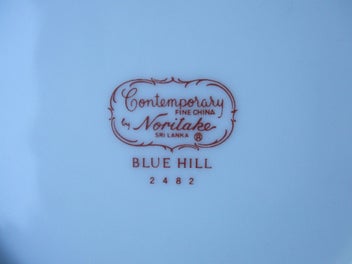 Listing 12 of 12 for NORITAKE ~ BLUE HILL ~ SIDE PLATES X 6 ~