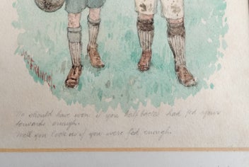 Listing 5 of 7 for Signed Watercolour - Football - Humorous