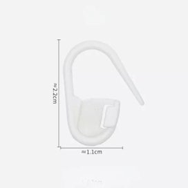 Listing 8 of 10 for 20/50pcs Mixed Color Plastic Resin Safety Pins Small Clip Locking Stitch