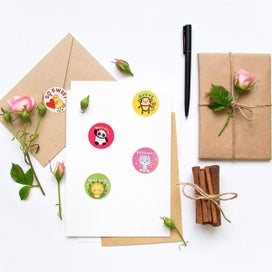 Listing 5 of 5 for NEW 500Pcs/Roll 1 inch Round Reward Stickers for Teachers Motivational Sticker