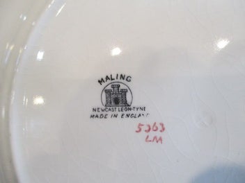 Listing 3 of 5 for MALING LARGE RARE HAND PAINTED PLATE