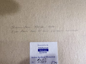 Listing 5 of 6 for Vintage Welsh Landscape 'Shamisen Range, Aden' Watercolour