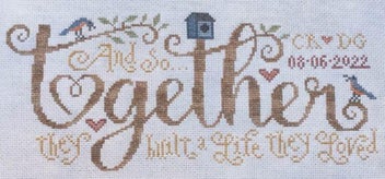 Listing 2 of 2 for Silver Creek Samplers Cross Stitch Pattern - Built on Love