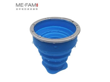 Listing 4 of 10 for Small Mini Telescopic Portable Silicone Folding Cup With Dstproof Cover