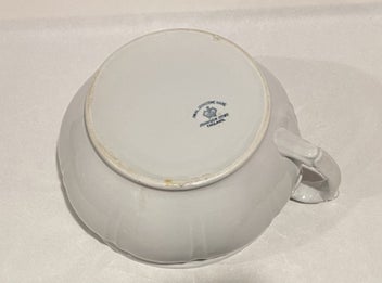Listing 7 of 9 for Johnson Brothers Antique White Chamber Pot - cool item