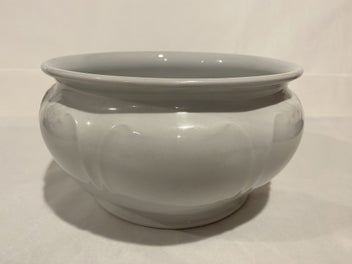 Listing 4 of 9 for Johnson Brothers Antique White Chamber Pot - cool item