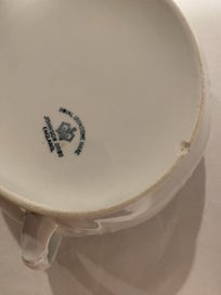 Listing 8 of 9 for Johnson Brothers Antique White Chamber Pot - cool item