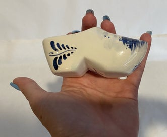 Listing 8 of 8 for Delft Blue and White Gouda Holland Clog - Gorgeous