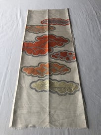 Listing 8 of 14 for Vintage Japanese Woven Silk Cloud Fabric Piece