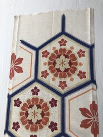 Listing 4 of 14 for Vintage Japanese Woven Silk Fabric Piece